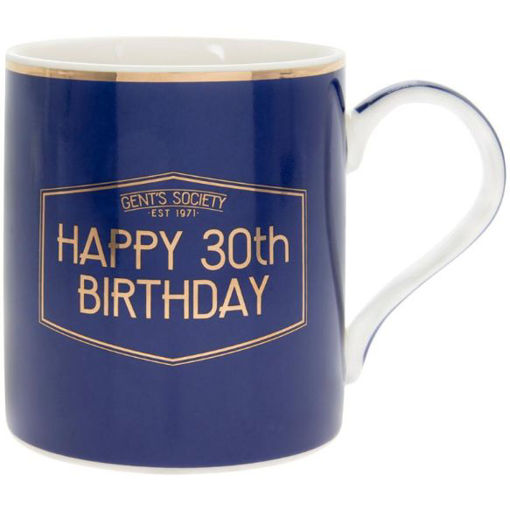 Picture of GENTS SOCIETY 30TH BIRTHDAY MUG